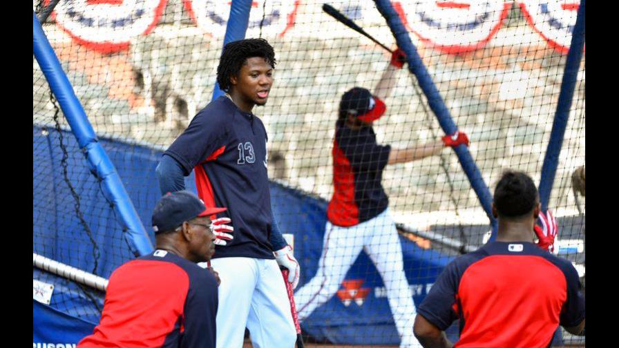 Ronald Acuña Jr y Freddie Freeman, sanos para primer juego de Bravos