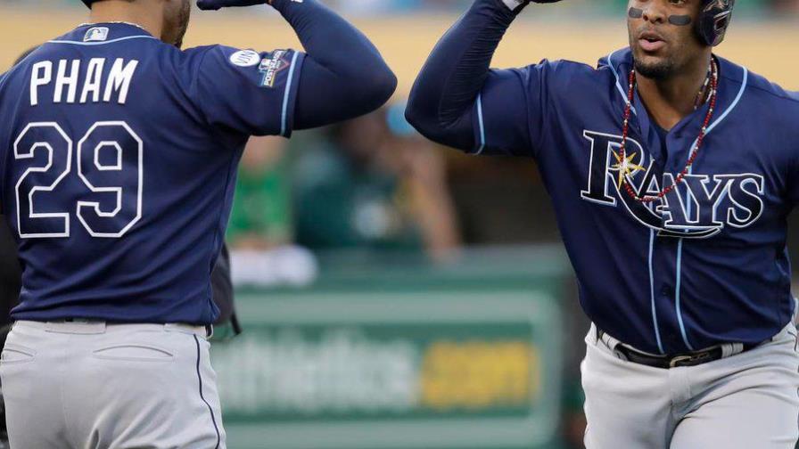 Con cuatro jonrones, Rays vencen a Atléticos y logran comodín en la Liga Americana