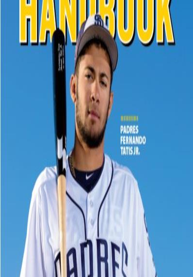 Fernando Tatis Jr. portada de manual de prospectos de Baseball America 2019