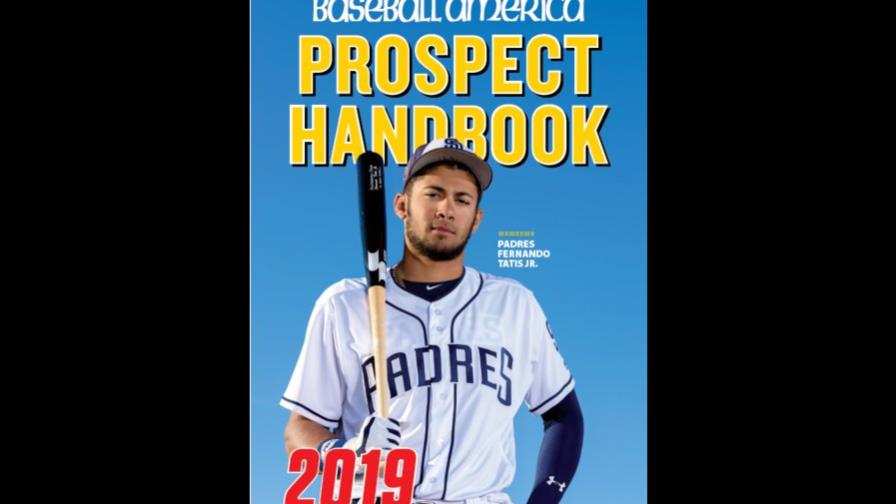 Fernando Tatis Jr. portada de manual de prospectos de Baseball America 2019