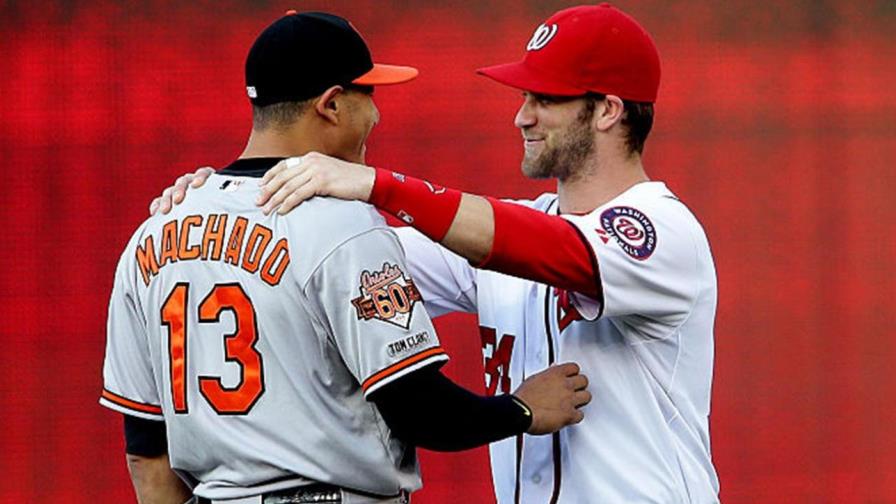 Los Filis tratarían de firmar a Harper o Machado, pero no a los dos