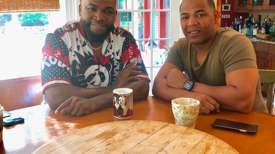 Edwin Encarnación visita a David Ortiz Edwin Encarnación visita a David Ortiz