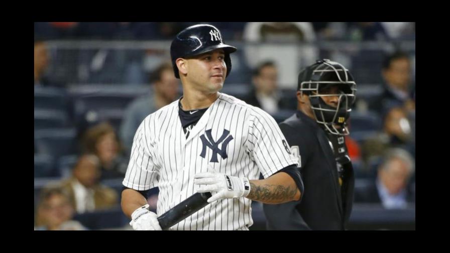 Dominicano Gary Sánchez estará disponible para jugar esta noche con los Yankees