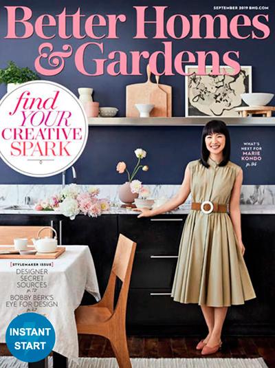 Portada de revista “Better Homes and Gardens” 