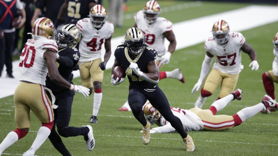 Saints se sobreponen a lesión de Brees para doblegar a 49ers