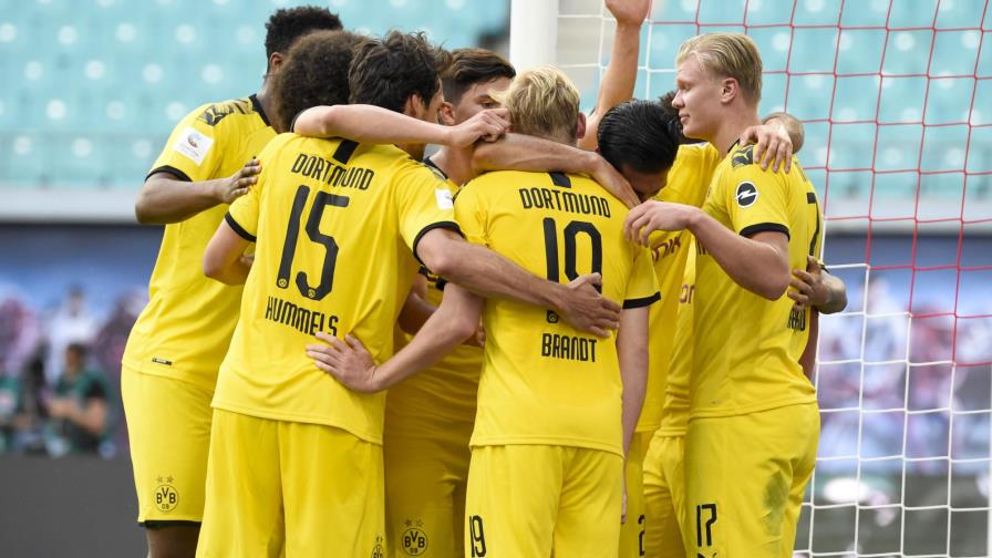Con goles de Haaland, Dortmund asegura el 2do puesto
