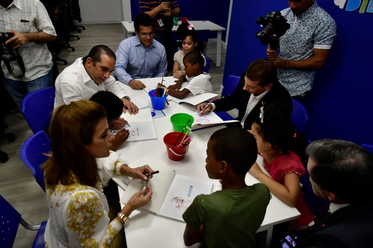 Una de las salas de tarea.