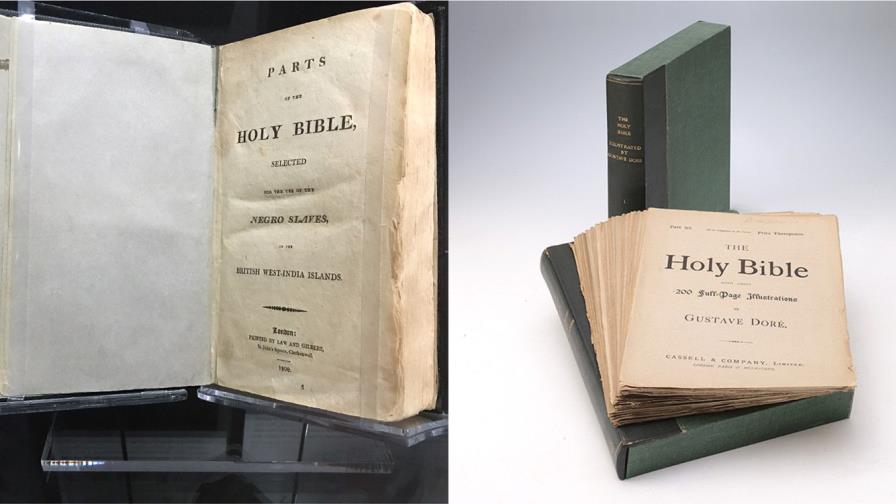 Exposición de biblias antiguas y raras en Nueva York