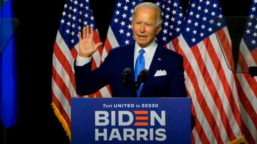 Biden acepta la candidatura demócrata a la Casa Blanca y ataca al presidente Trump