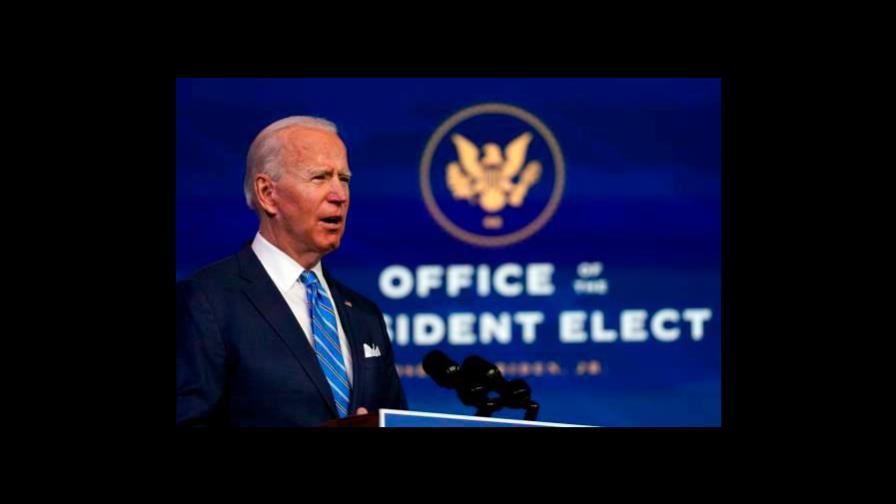 Biden, sin “tiempo que perder”, anuncia plan para reflotar economía de EEUU