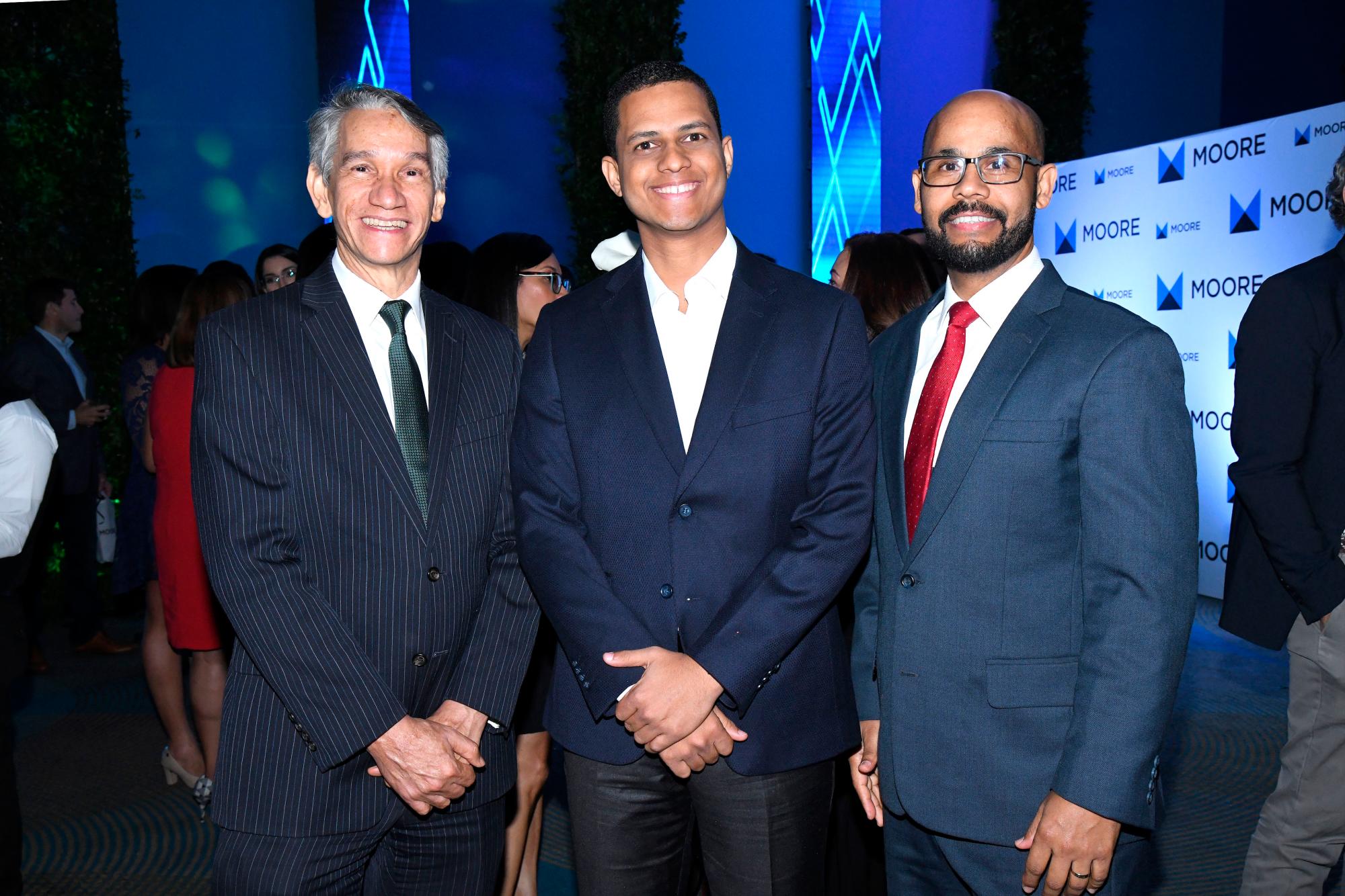 Bienvenido Marte, Ángel Arias y Manuel Méndez.