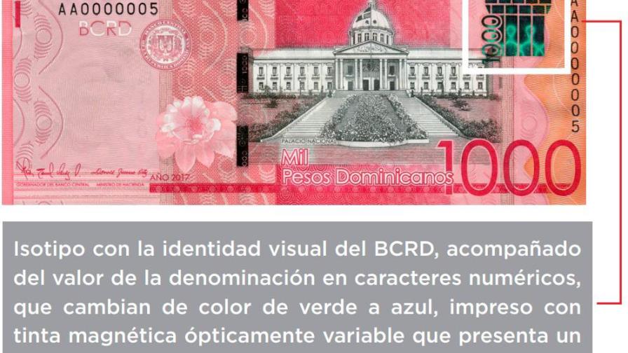 Banco Central anuncia cambio al billete de RD$1,000