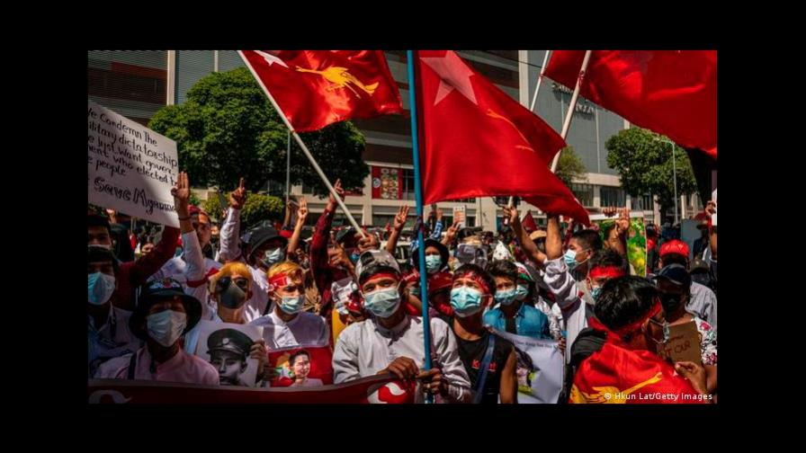 Golpe de Estado militar en Birmania suma 38 muertos más este domingo; van 125