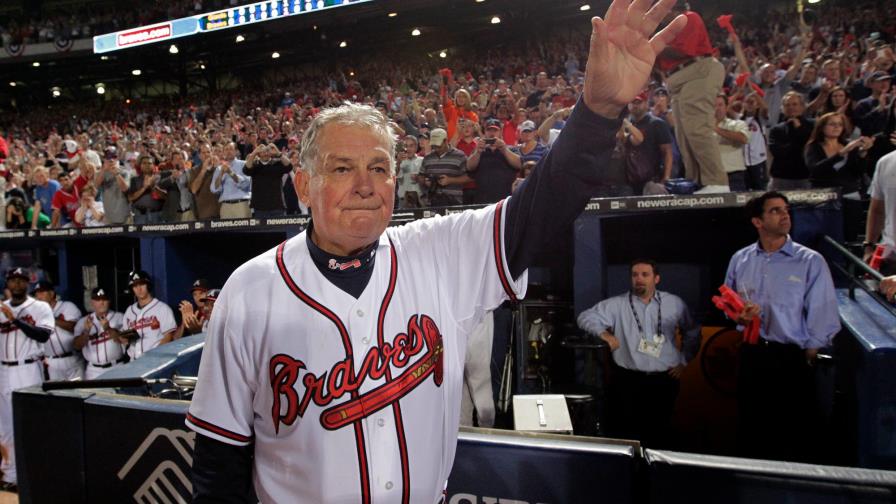 Según informes mejora Bobby Cox, exmanager de Bravos, tras embolia