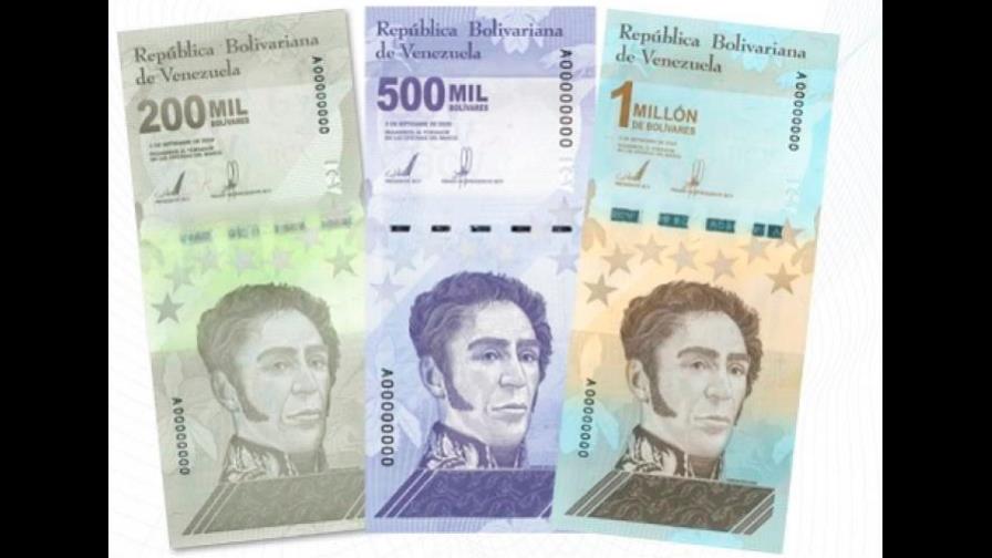 Venezuela lanza billete de un millón de Bolívar en una economía en la que impera el dólar