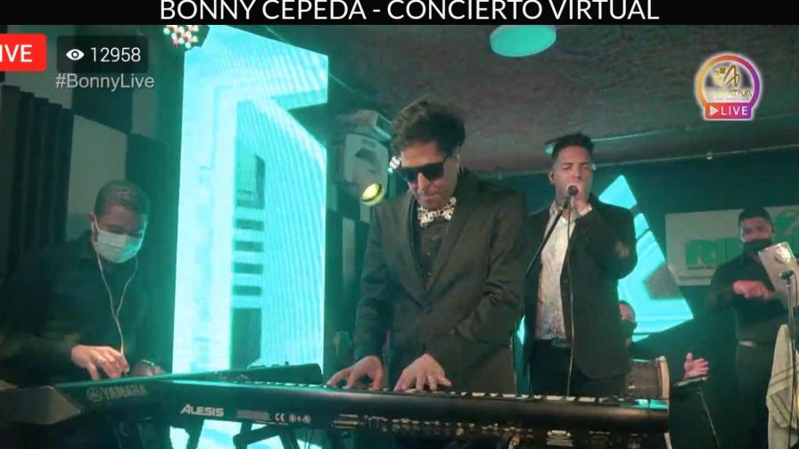 Organizadores aseguran que 12 mil personas disfrutan concierto virtual de Bonny Cepeda