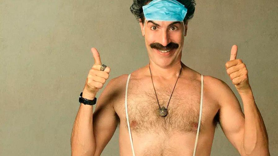 Escena inédita de “Borat” muestra a Sacha Baron Cohen huyendo de las armas
