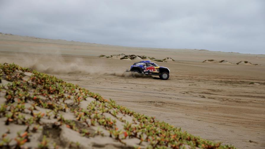 Salida en masa para la penúltima etapa del Dakar