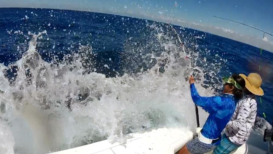 Pescadores listos para ir a la mar en busca del Marlin Blanco