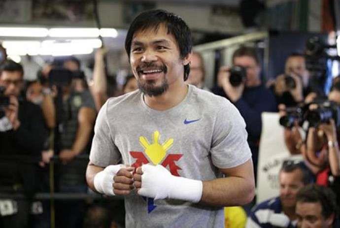 Manny Pacquiao intenta desanimar a su hijo en su intención de ser boxeador