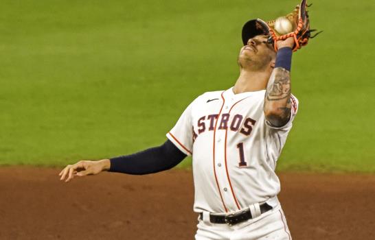 Los banderines de los Astros en la Liga Americana