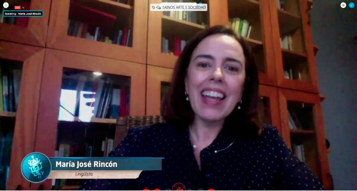 María José Rincón, filóloga y lexicógrafa, miembro de número de la Academia Dominicana de la Lengua.