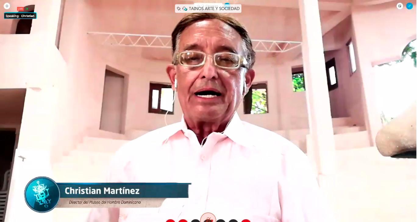 Christian Martínez, director del Museo del Hombre Dominicano.