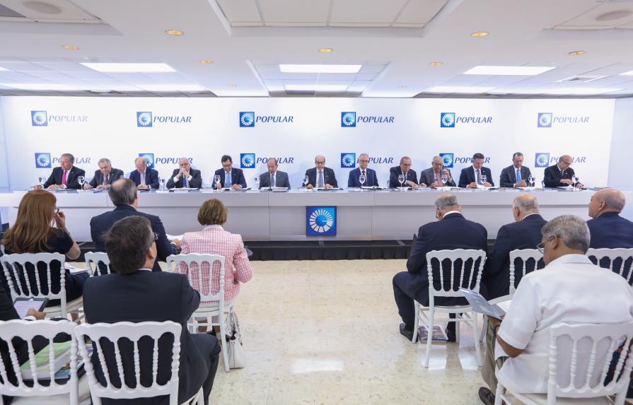 Banco Popular Dominicano celebró este sábado su asamblea de accionistas
