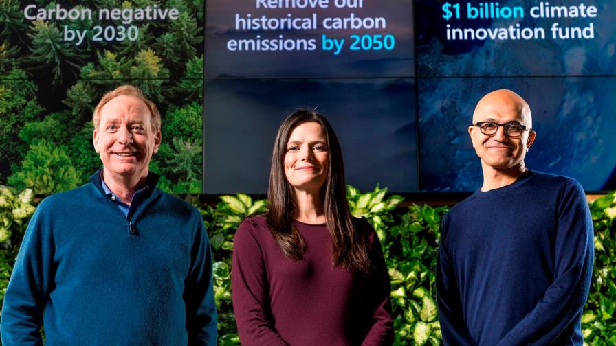 Presidente de Microsoft: se incentivará a proveedores en la lucha climática
