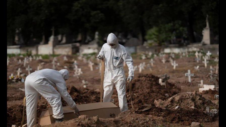 Brasil registra récord de mil 641 muertos por coronavirus en 24 horas