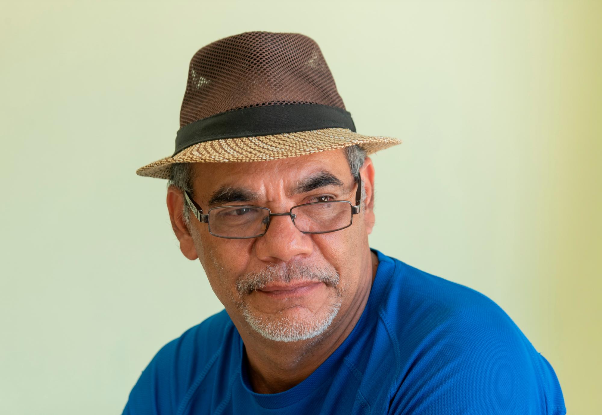 Franklin Tamayo, dirigente comunitario de Los Tres Brazos