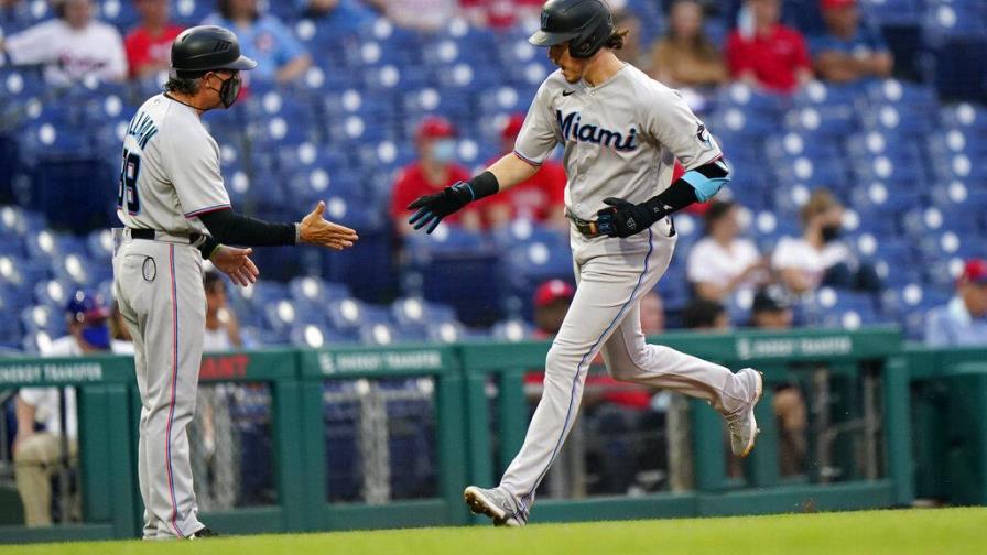 Anderson pega jonrón en su cumpleaños; Marlins ganan Anderson pega jonrón en su cumpleaños; Marlins ganan