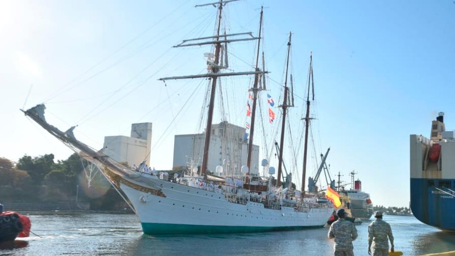 El buque escuela Juan Sebastián Elcano regresa a Santo Domingo El buque escuela Juan Sebastián Elcano regresa a Santo Domingo