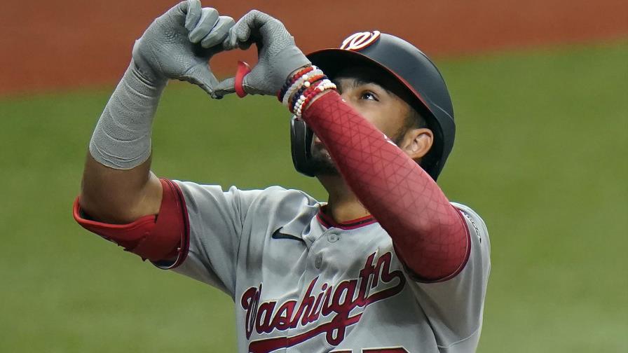 García pega jonrón en la 10ma; Nacionales vencen a Rays