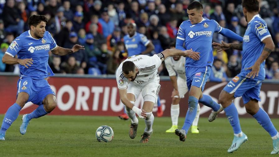 Real Madrid vence 3-0 al Getafe