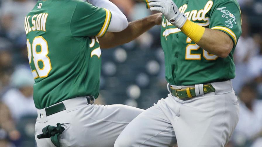 Chapman aporta dos jonrones a victoria de Atléticos