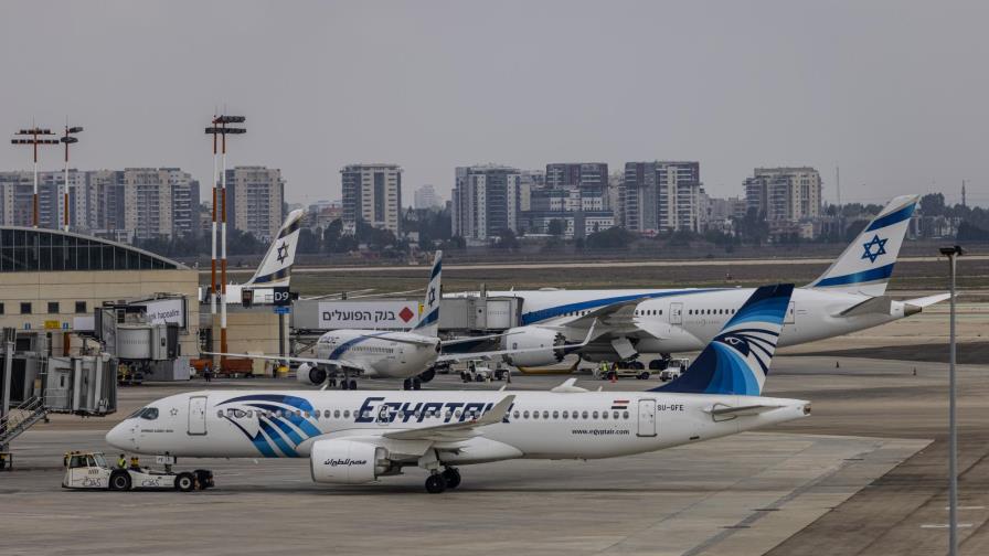 Aerolínea egipcia realiza primer vuelo a Israel
