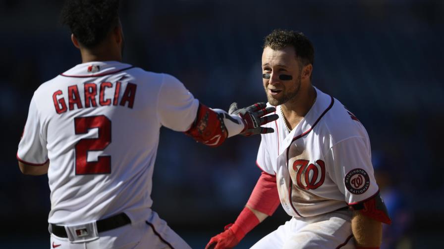 Nats remontan en la 9na y vencen 4-3 a Mets