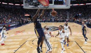 Williamson anota 24 y Peligans vencen 139-111 a Grizzlies