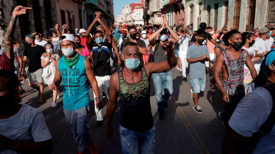 Calma tensa con fuerte presencia policial en La Habana ante la marcha del 15N