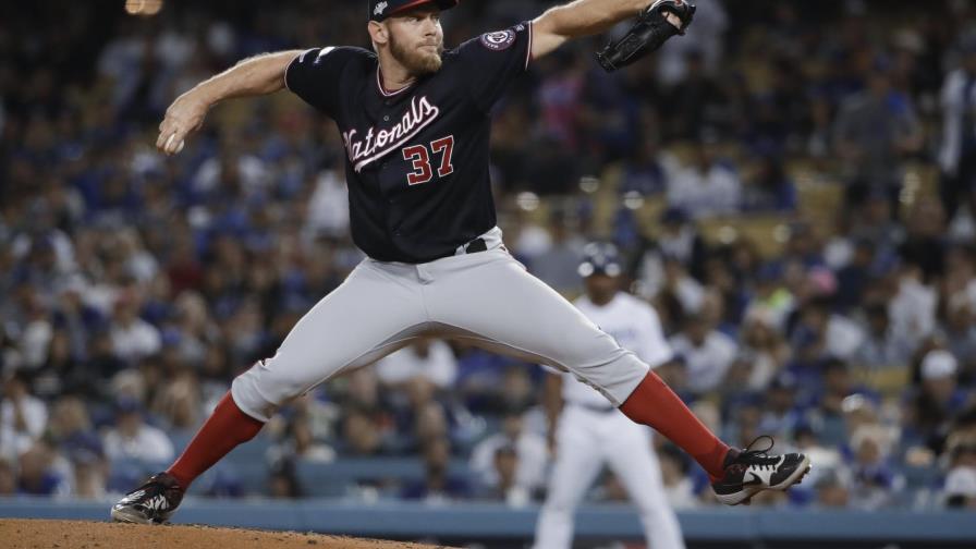 Strasburg abre por Nacionales en busca de ampliar su ventaja