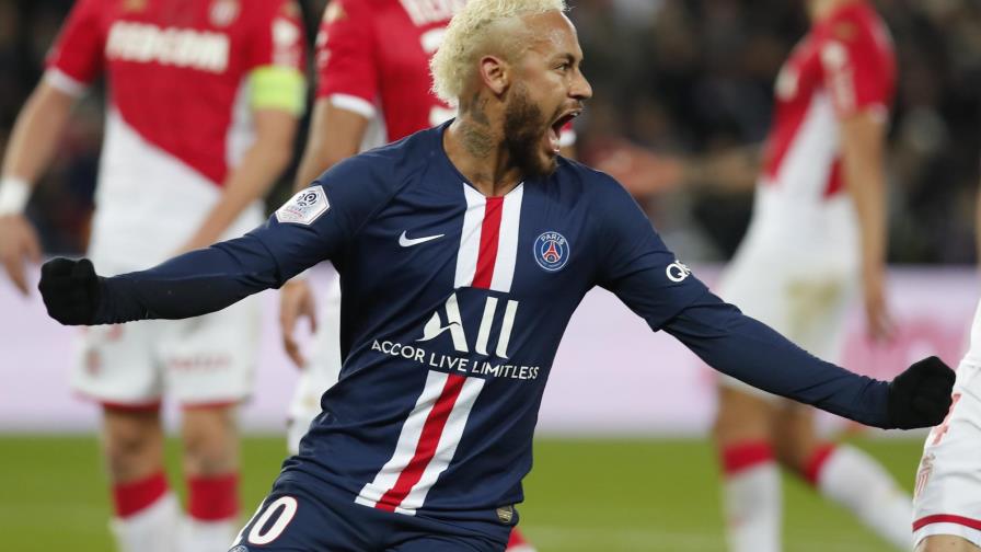 Pese a 2 goles de Neymar, PSG se resigna a 3-3 con Mónaco