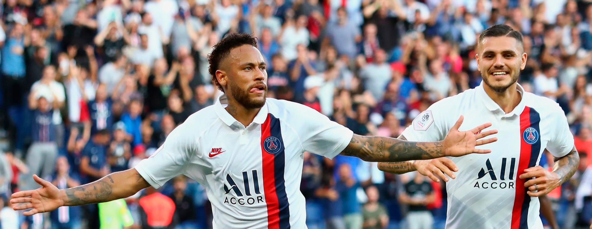 Así fue la reacción de Neymar luego del gol que fue aplaudido por los seguidores del PSG en la jornada del sábado 14 de septiembre del 2019.