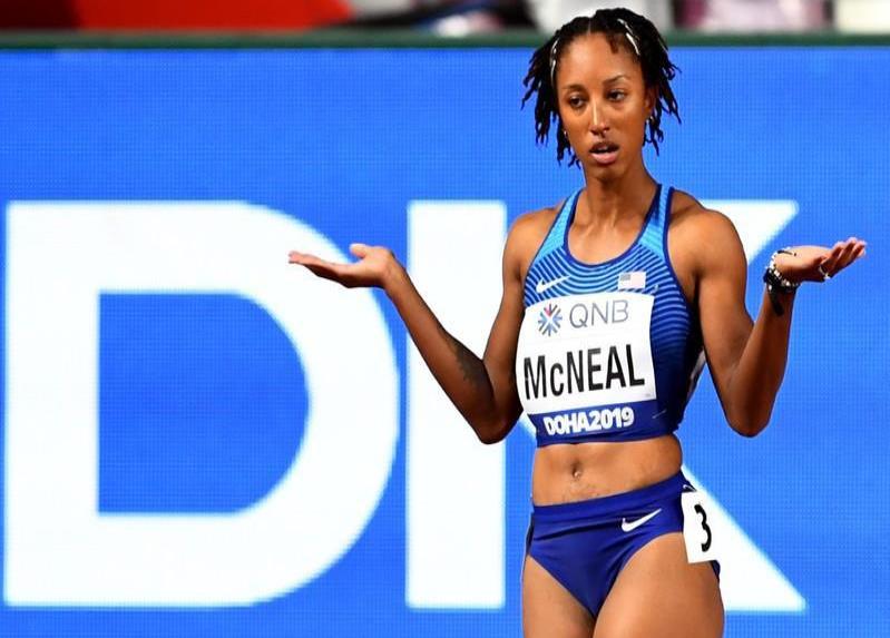 Brianna McNeal, campeona olímpica de 100 metros vallas, suspendida por dopaje