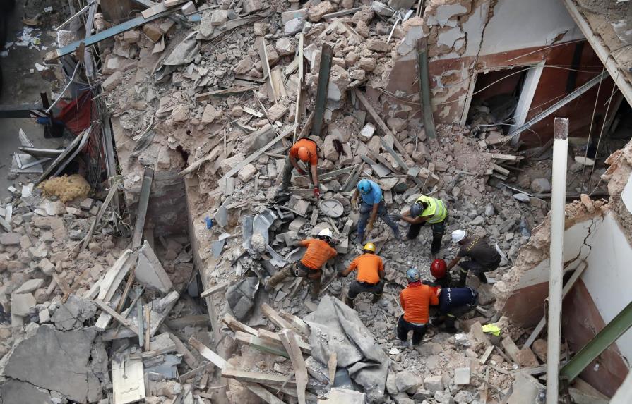 Suspenden búsqueda de sobreviviente en edificio en Beirut