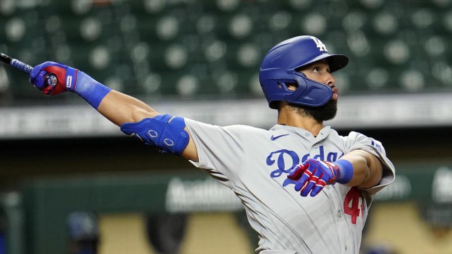 Jonrón de Ríos en la 13ra da triunfo a Dodgers sobre Astros