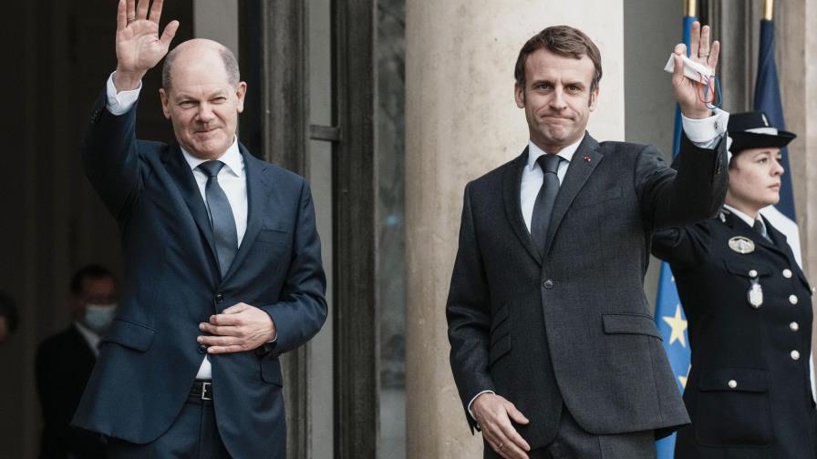 Scholz se reúne con Macron en 1er viaje como canciller