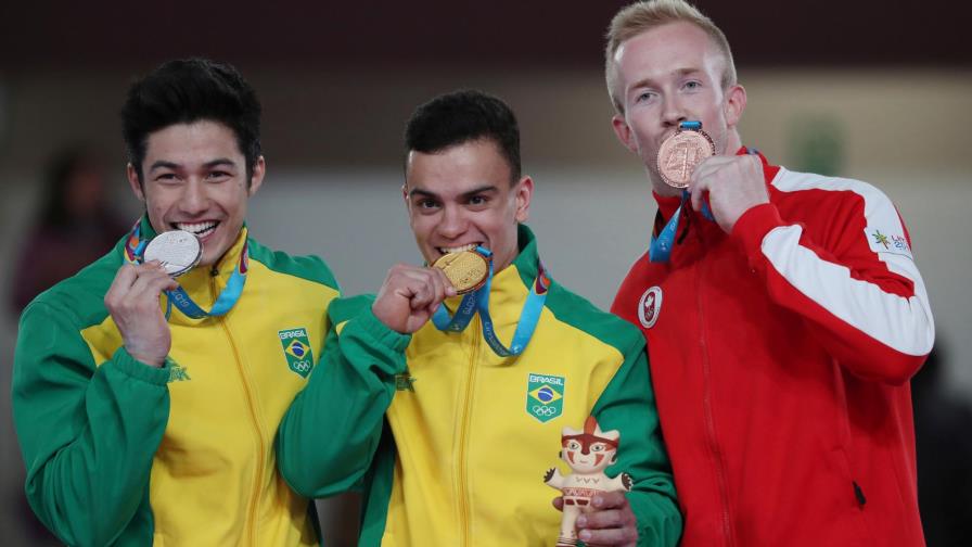 Caio Souza gana en el concurso masculino de gimnasia en los Panamericanos Caio Souza gana en el concurso masculino de gimnasia en los Panamericanos