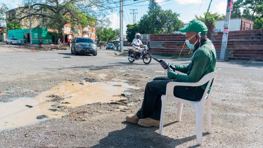 El badén de La Fuente, en deterioro progresivo
