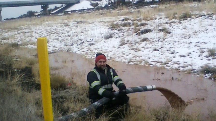 Carretera de chocolate en Arizona